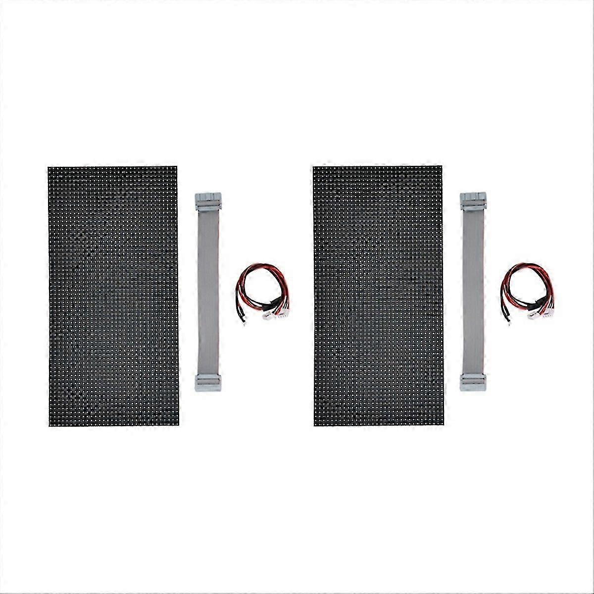2Pcs P5 Indoor LED Screen Panel 64X32 Pixels LED Display Module