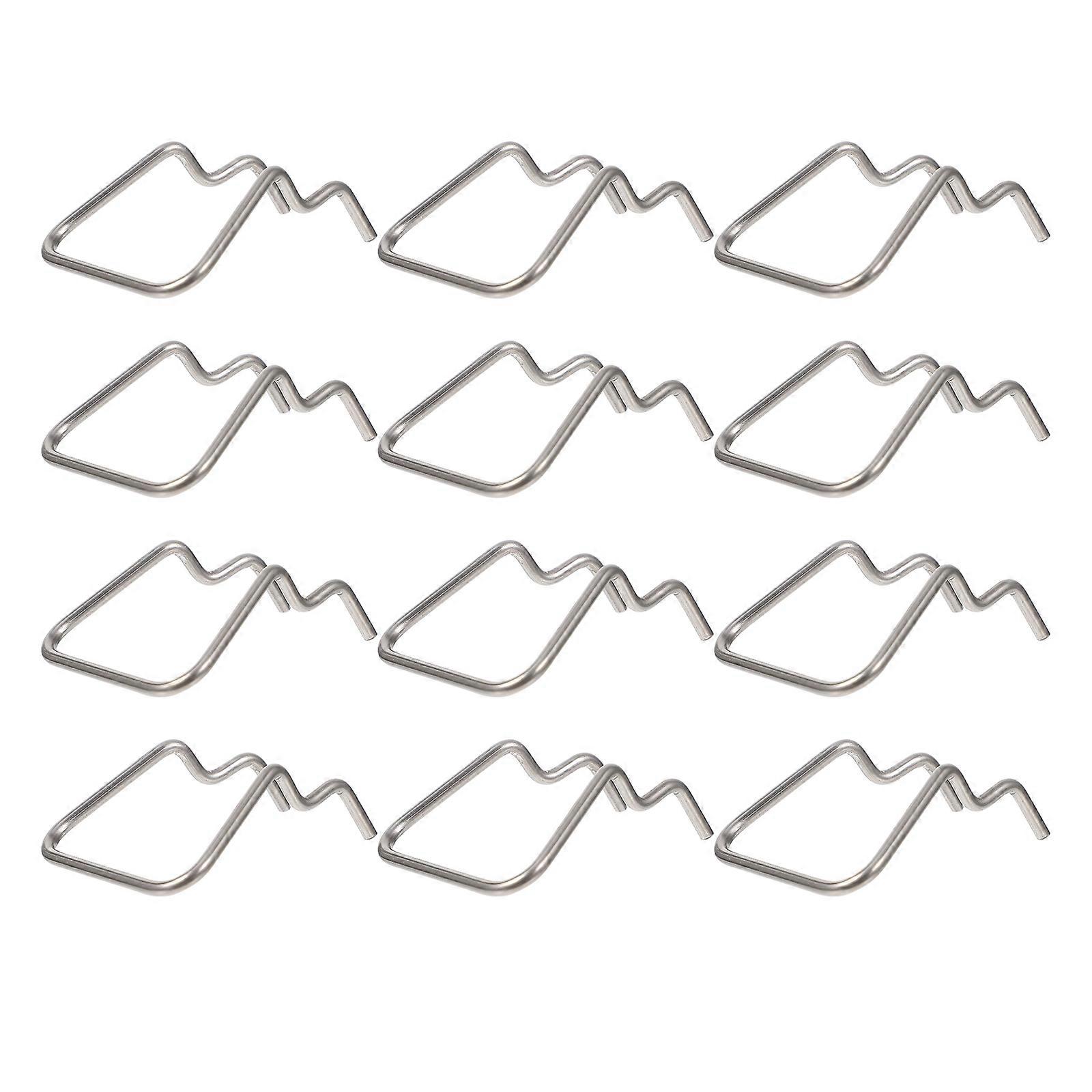 Lot de 12 crochets pour présentoir d'outils