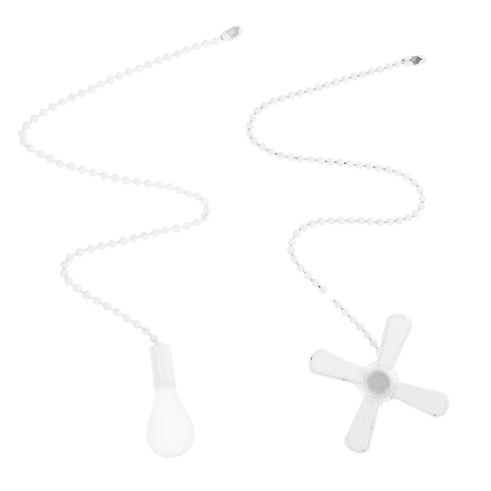 2pcs Ceiling Fan Pull Chain Decoration Ceiling Light Pull Chain Beaded Chain Pull Chain Extender