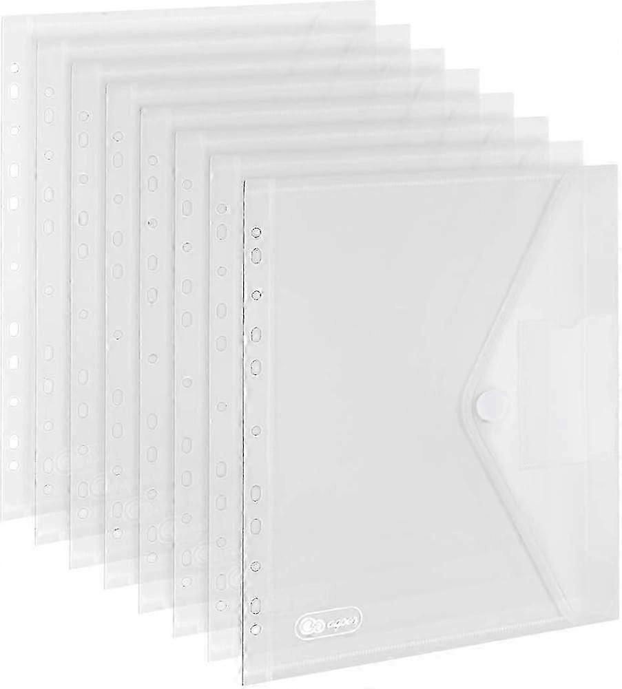 20-Pack A4 Clear Document Sleeves, Waterproof Wallet Pockets