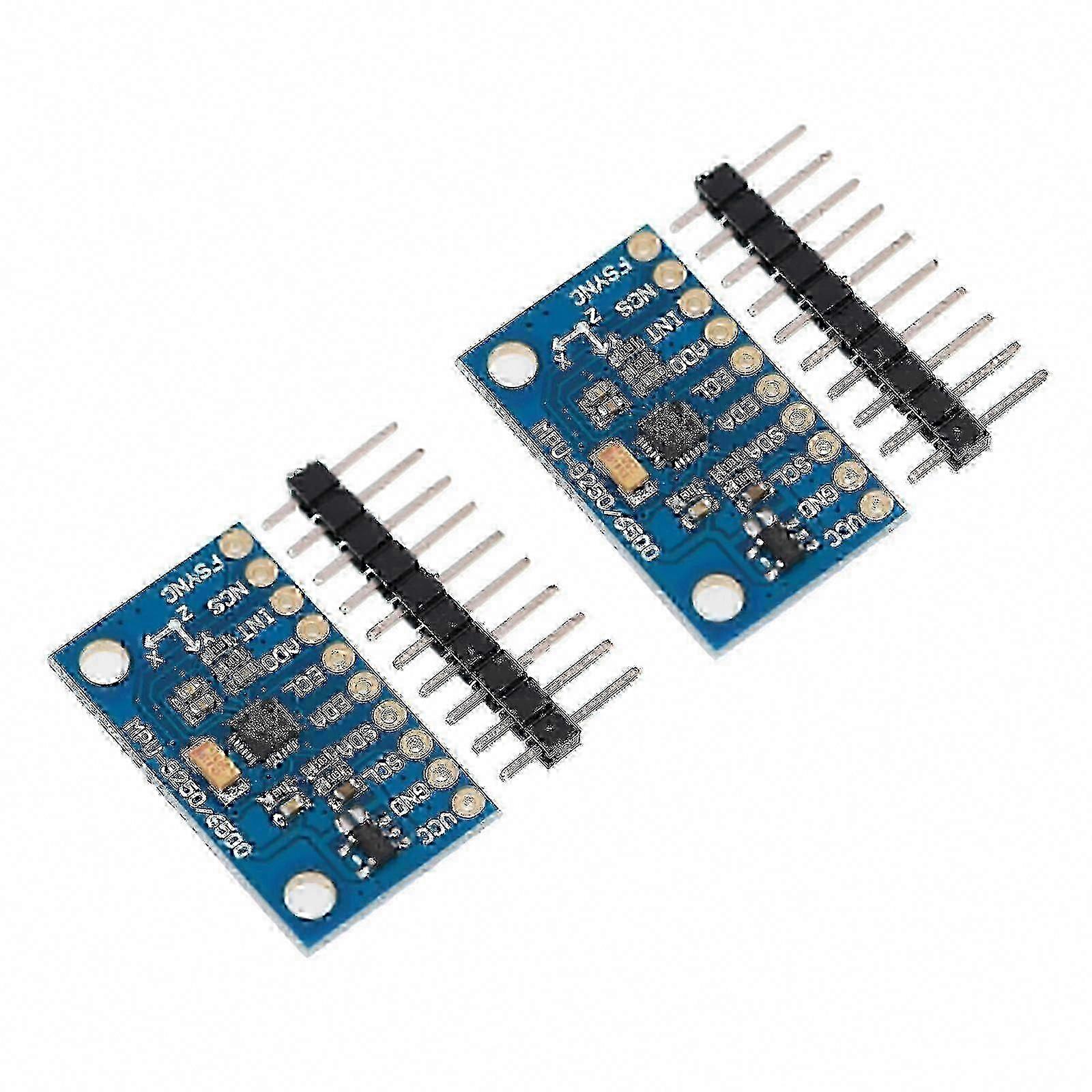 2pcs 9-Axis Gyroscope Accelerometer Sensor Modules compatible with Easy Replacement