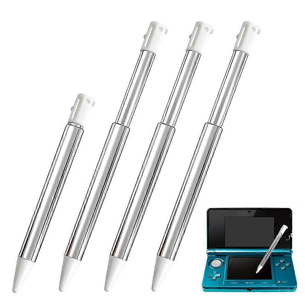 4 Pack Extendable Replacement Stylus Pens for Nintendo 3DS