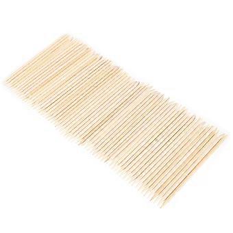 Wooden Nail Sticks Manicure Tools for Cuticle Pushing and Cleaning 200Pcs
