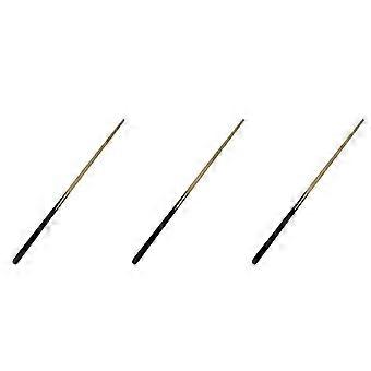 3X Wooden Pool Cues Billiard Pool Cues Sticks Entertainment Snooker Accessories Billiard Tools 145cm