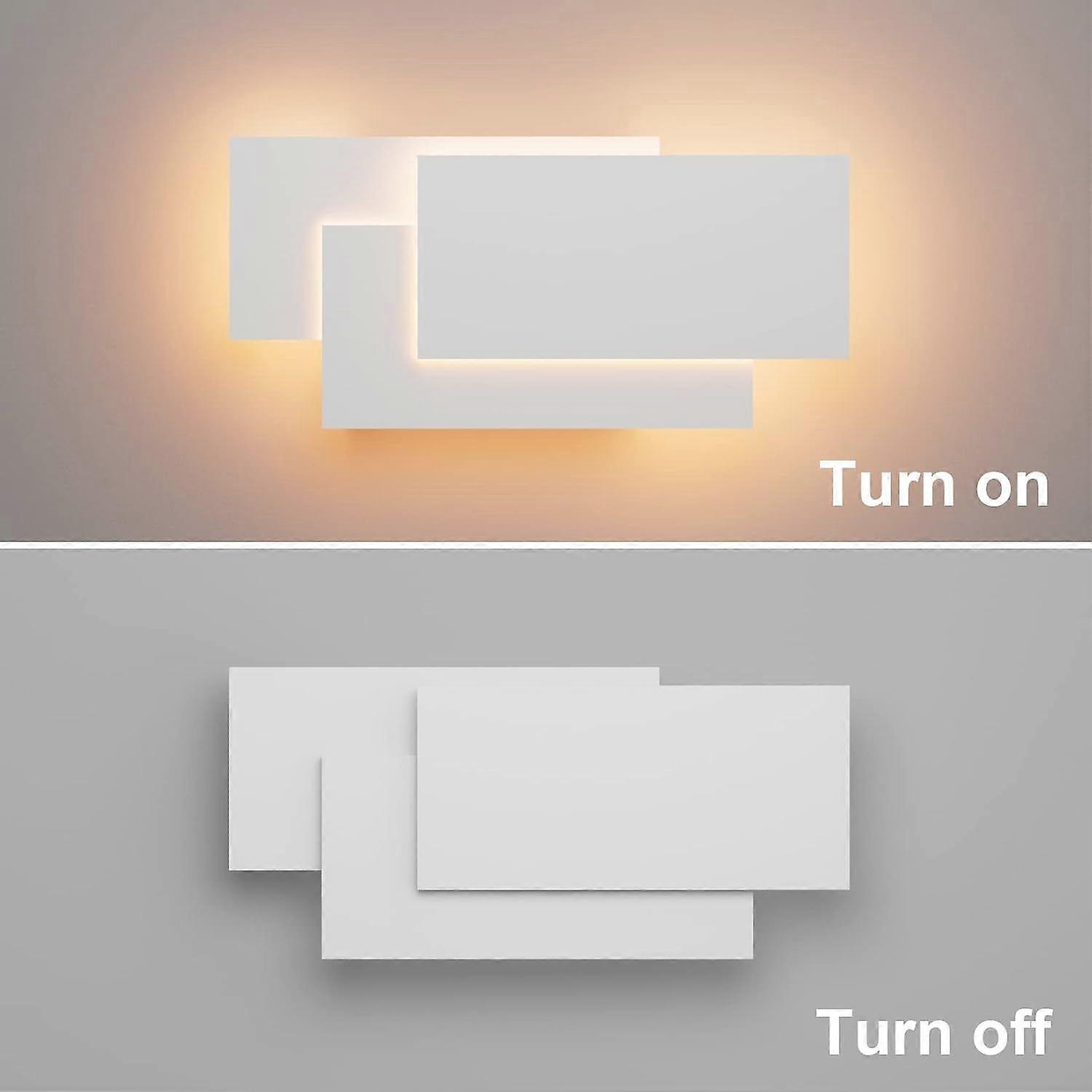 Dimmable Aluminum Rectangular Wall Lamp
