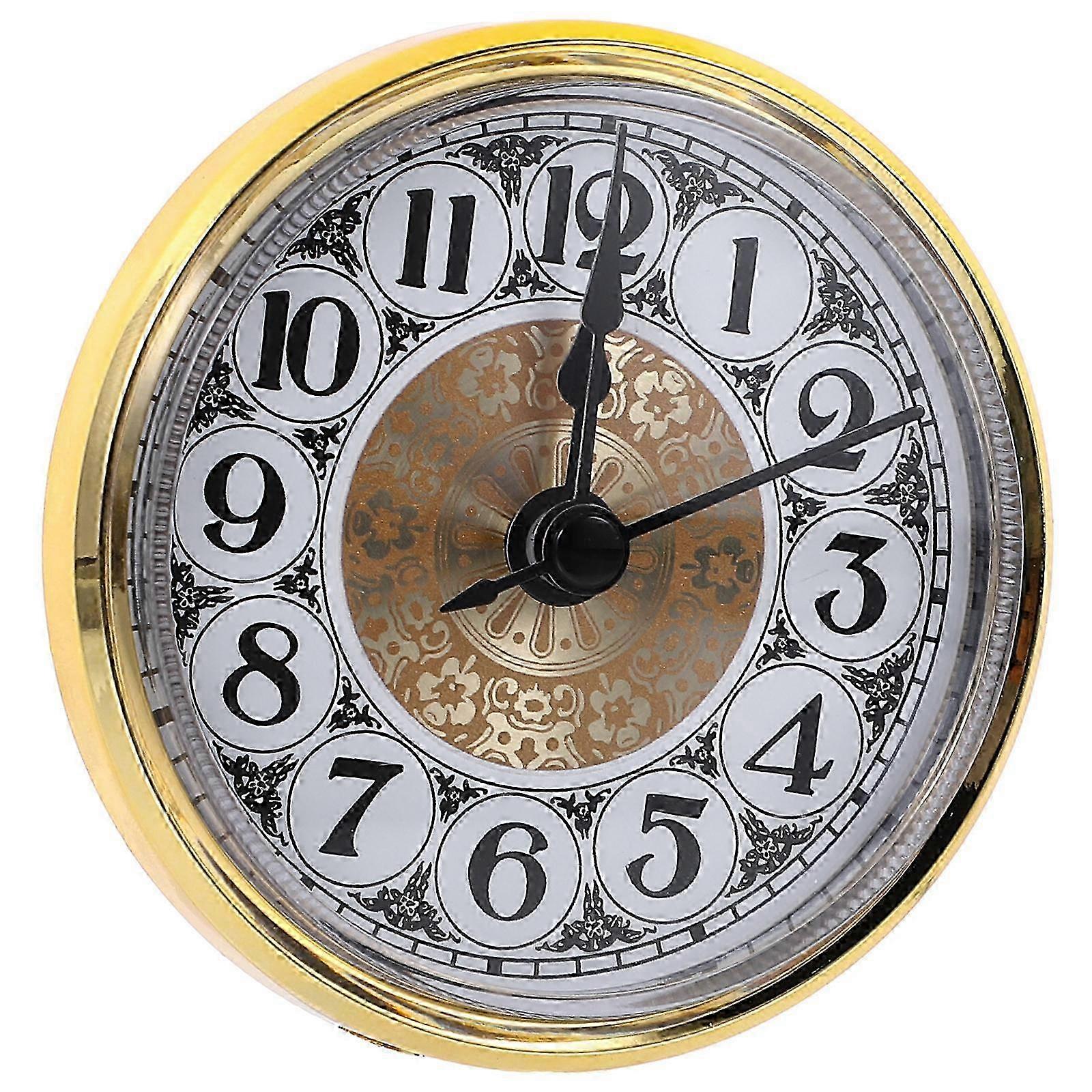 Replacement Clock Insert Miniature Clock Face Clock Kit Mini Clock Insert Home Supply