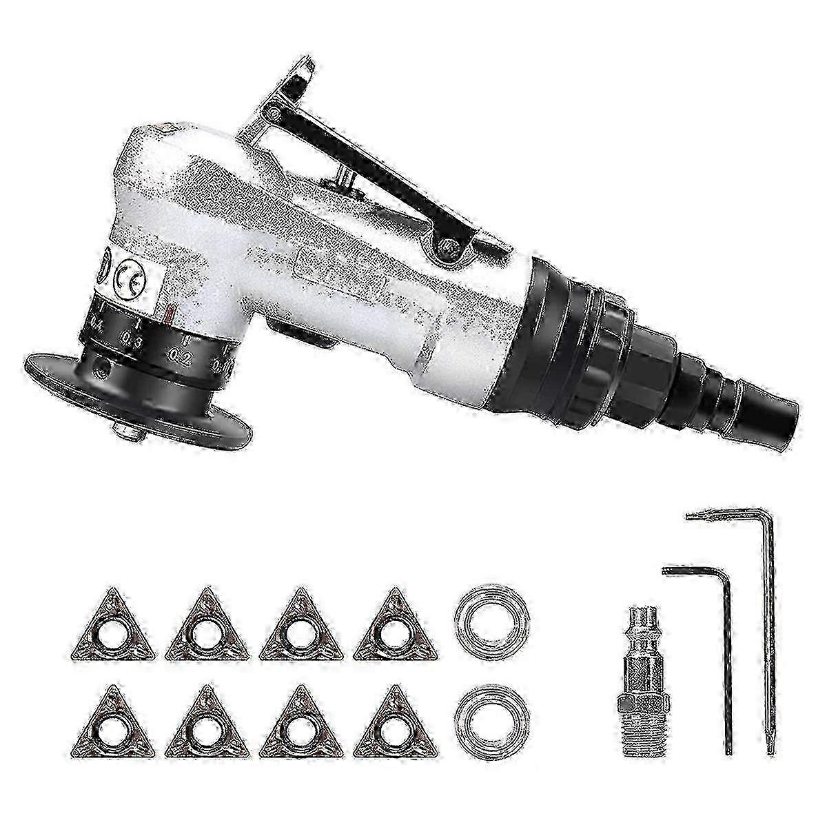 Mini Pneumatic Chamfering Tool 45 Degree With Replaceable Blades Inserts And Bearings
