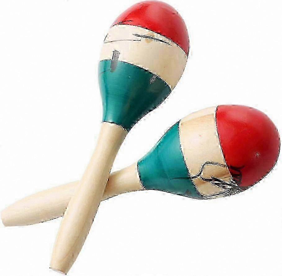 Authentic Projection Maracas Pair Wood Build