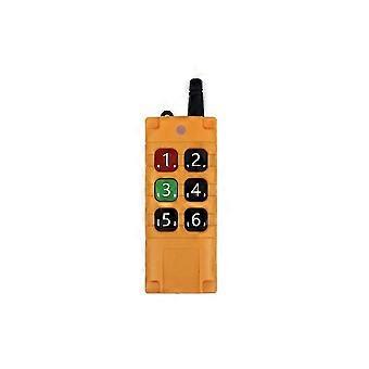 High Power Waterproof and Drop-Proof Industrial Wireless Remote Control EV1527 Chip ASK 2000M Long Range 433Mhz 6 ButtonSNNGV