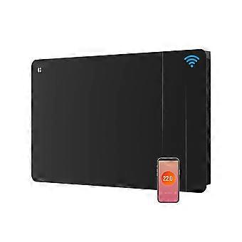 Design Electric Radiator - 1500W - WiFi Controlled - 75x45 cm - Black - Smart Wall Heater.