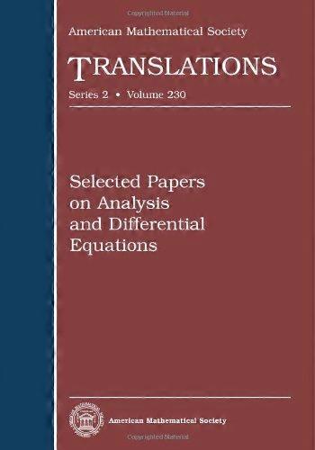 Selected Papers on Analysis and Differential Equations