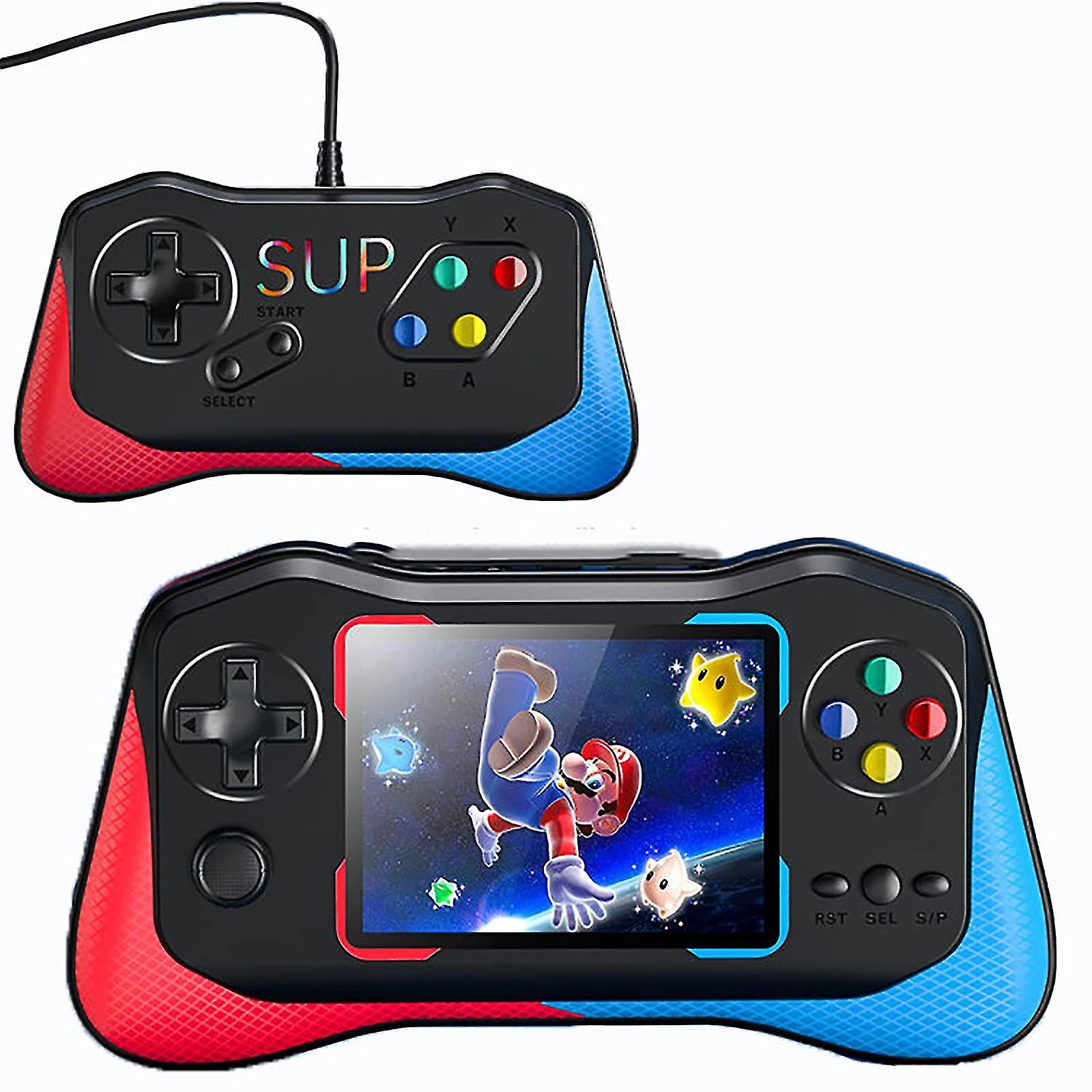 Handheld Game Console Mini Retro Player Preloaded With 500 Games For 2 Players