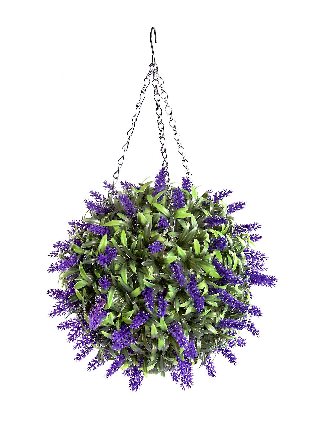 Meilleure boule artificielle de lavande violette de 28cm