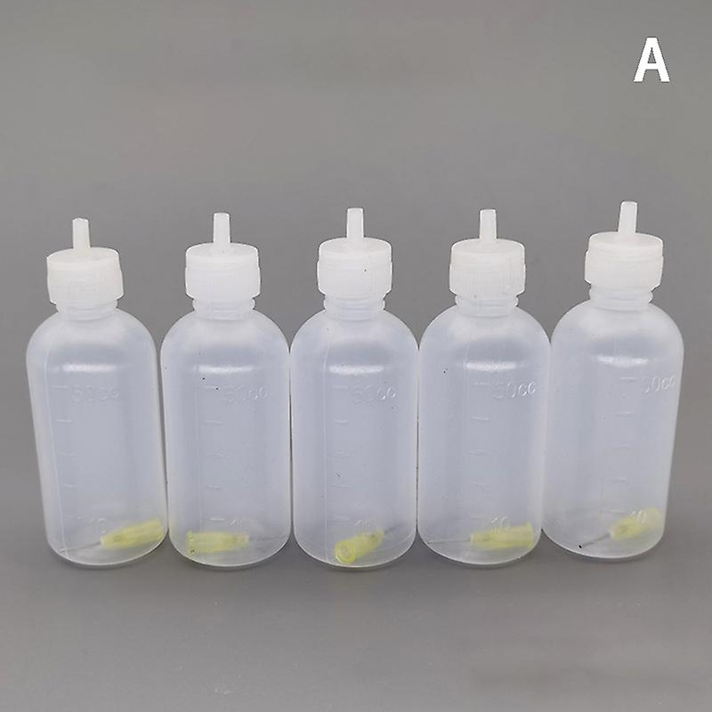 50ml Plastic Pottery Tools Transparent Squeezing Mud Bottle Point Line Diy