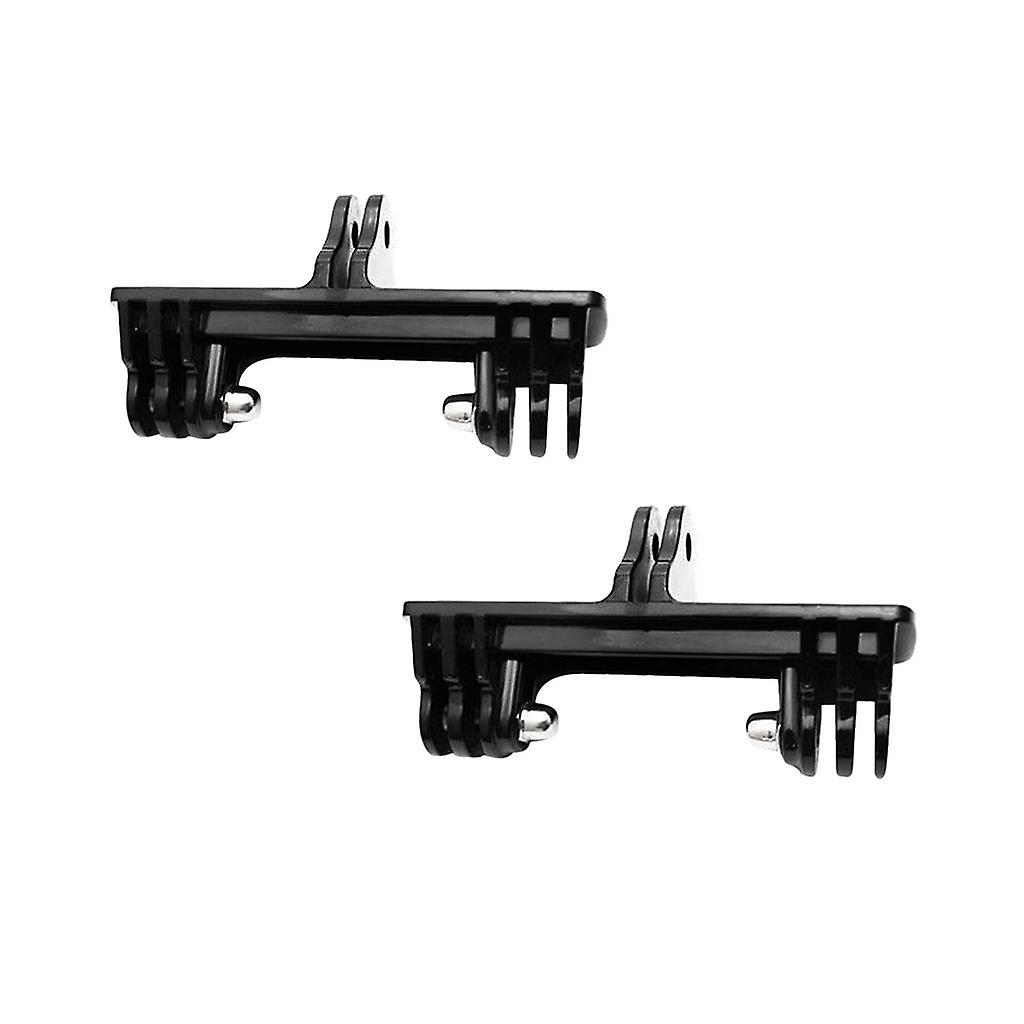 2x 2-weg dubbele monopod-montageadapter voor GoPro Hero 4 3+ 3 Xiaomi Yi 2