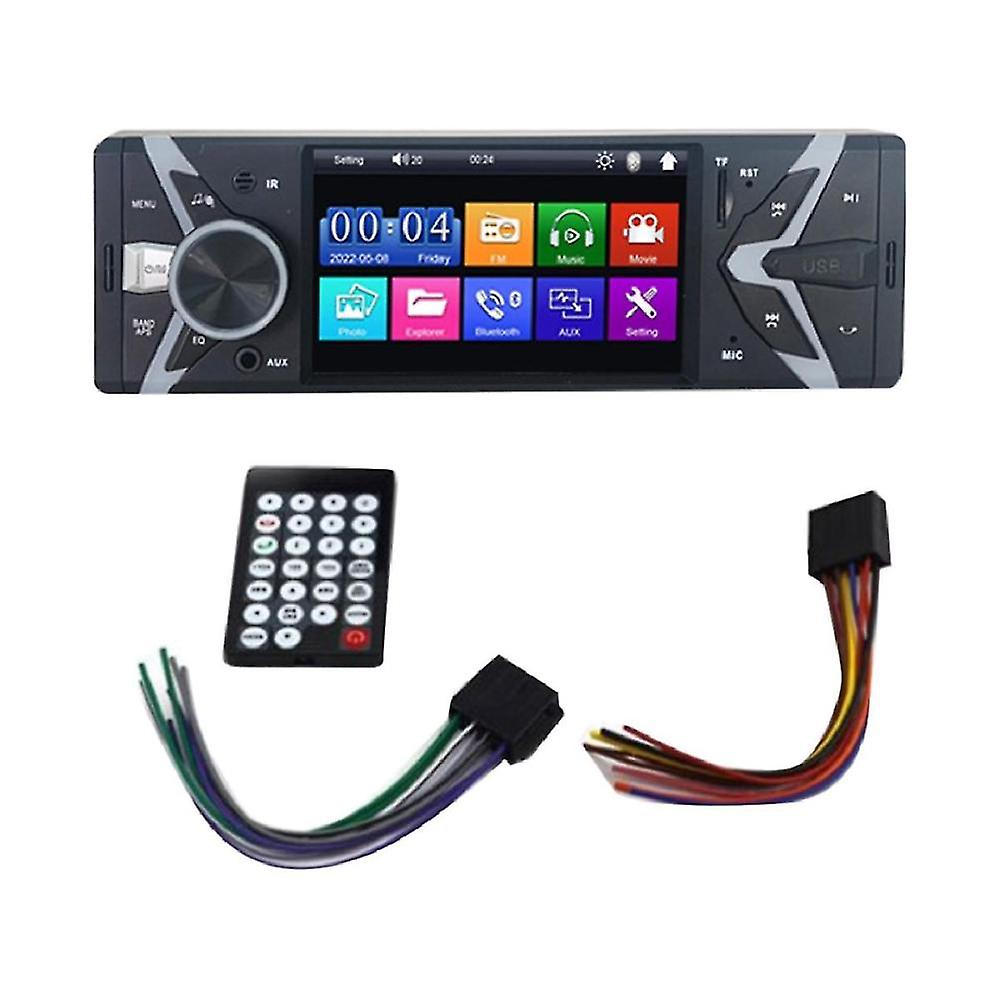 Car 4.1 Inch Navigation Central Control Bluetooth Single Ingot, Universal Car Mp5 Navigation Hd Dig