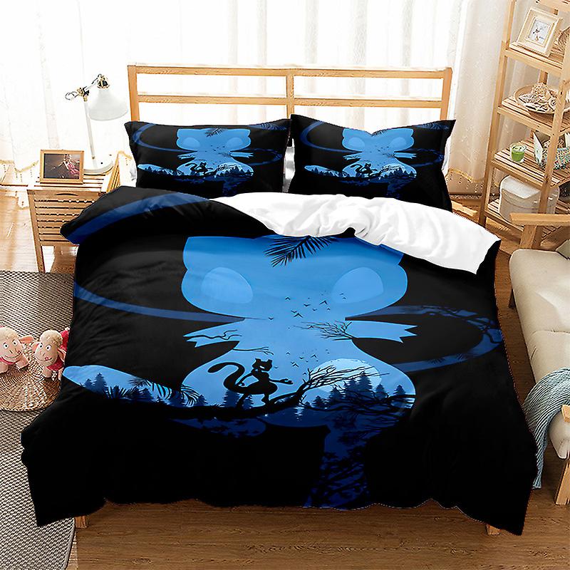 New Two Or Three Piece Set Pikachu Seriesduvet Cover Bedding Set Birthday Christmas Gift E03