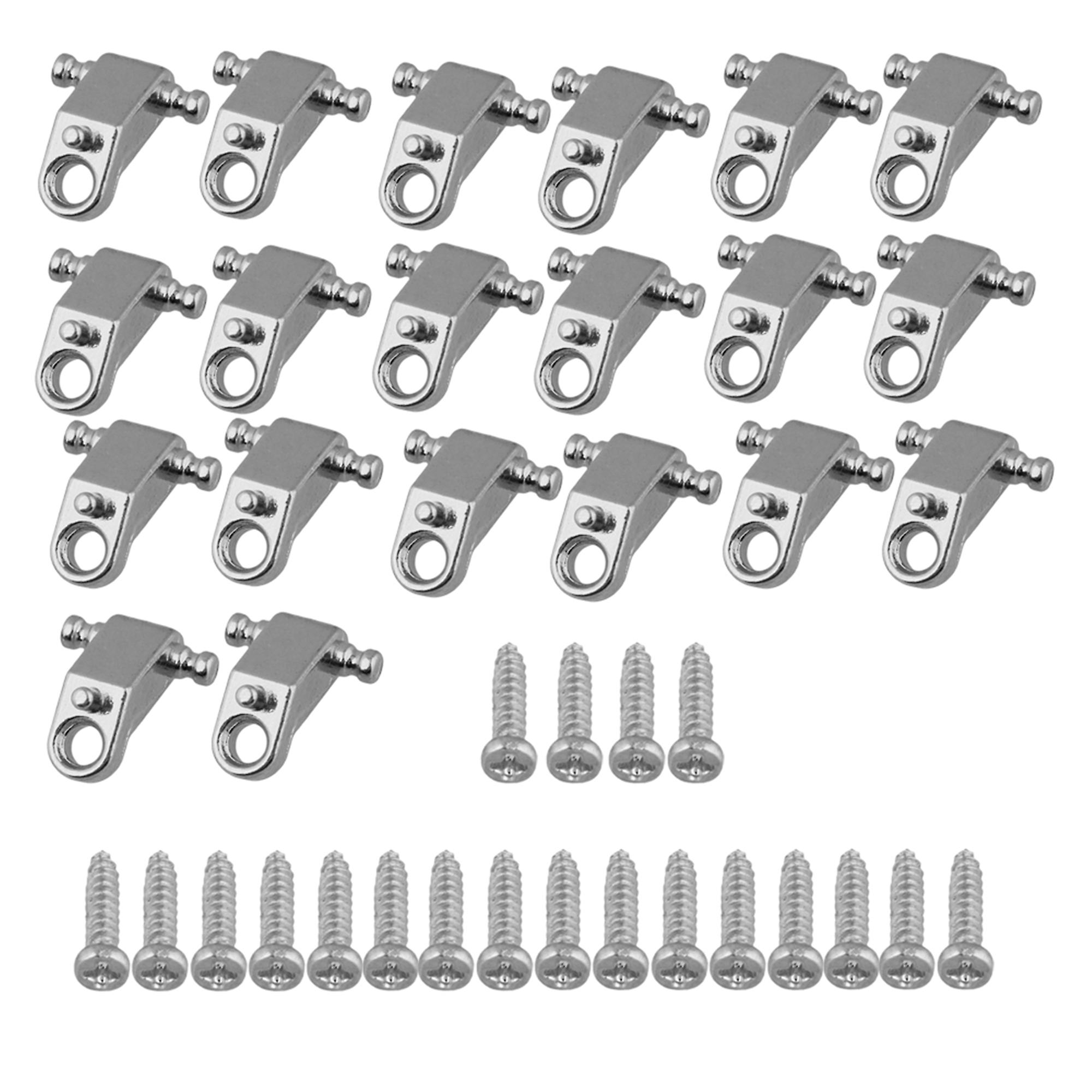 20 Pieces String Retainers Roller String Trees for Electric Guitar