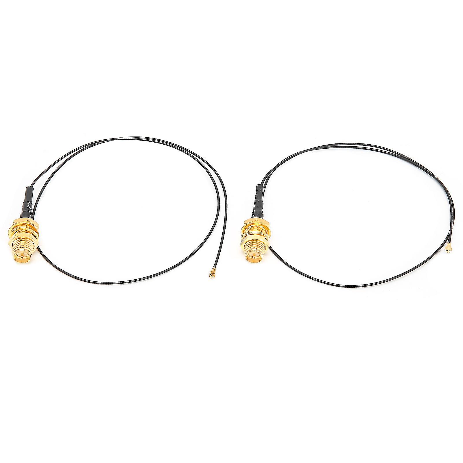 2Pcs Adapter Cable Omnidirectional Wire for M.2 WiFi Bluetooth External Antenna 30cm