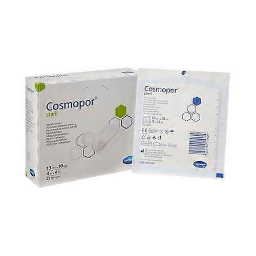 Hartmann Usa Inc 粘合敷料 Cosmopor 4 x 4 英寸无纺布方形白色无菌,25 盒装(1 包)
