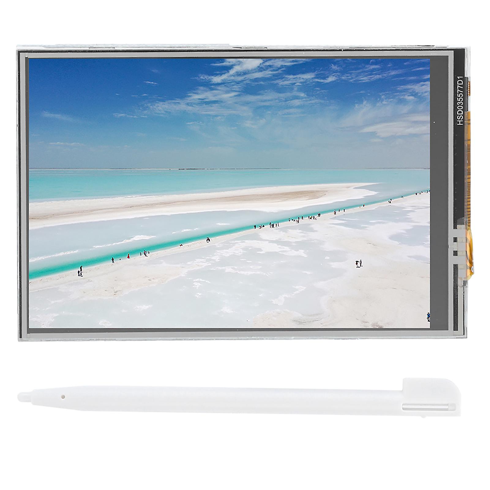 3.5inch RPi Display 480x320 4B Resistive Touch Monitor with Pen Fit for Raspberry Pi 3b