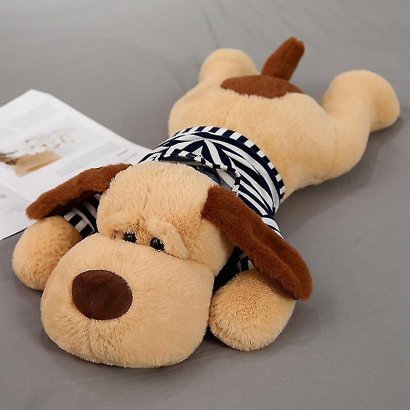 Baby Gift Sets 1pc 70cm Giant Size Soft Lying Dog Plush Toys Stuffed Animal Sleep Cushion Pillow Dolls Black