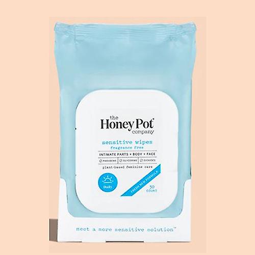 The Honey Pot Sensitive Wipes, 30 Count (Pack of 1)