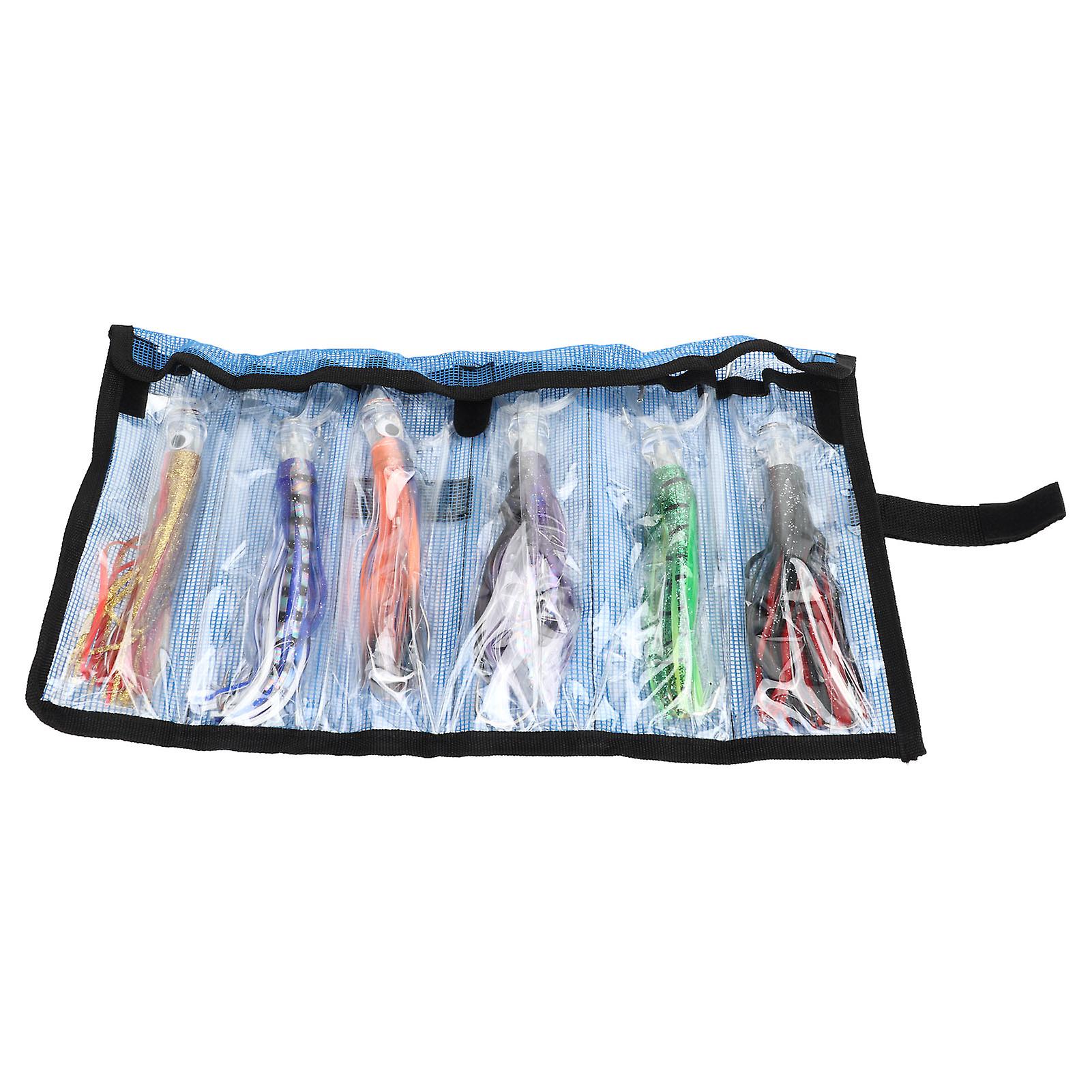 Nimomo 6pcs 25cm Salzwasser Trolling Köder Salzwasser Casting und Trolling Swimbait Köder mit Haken für verschiedene Fische