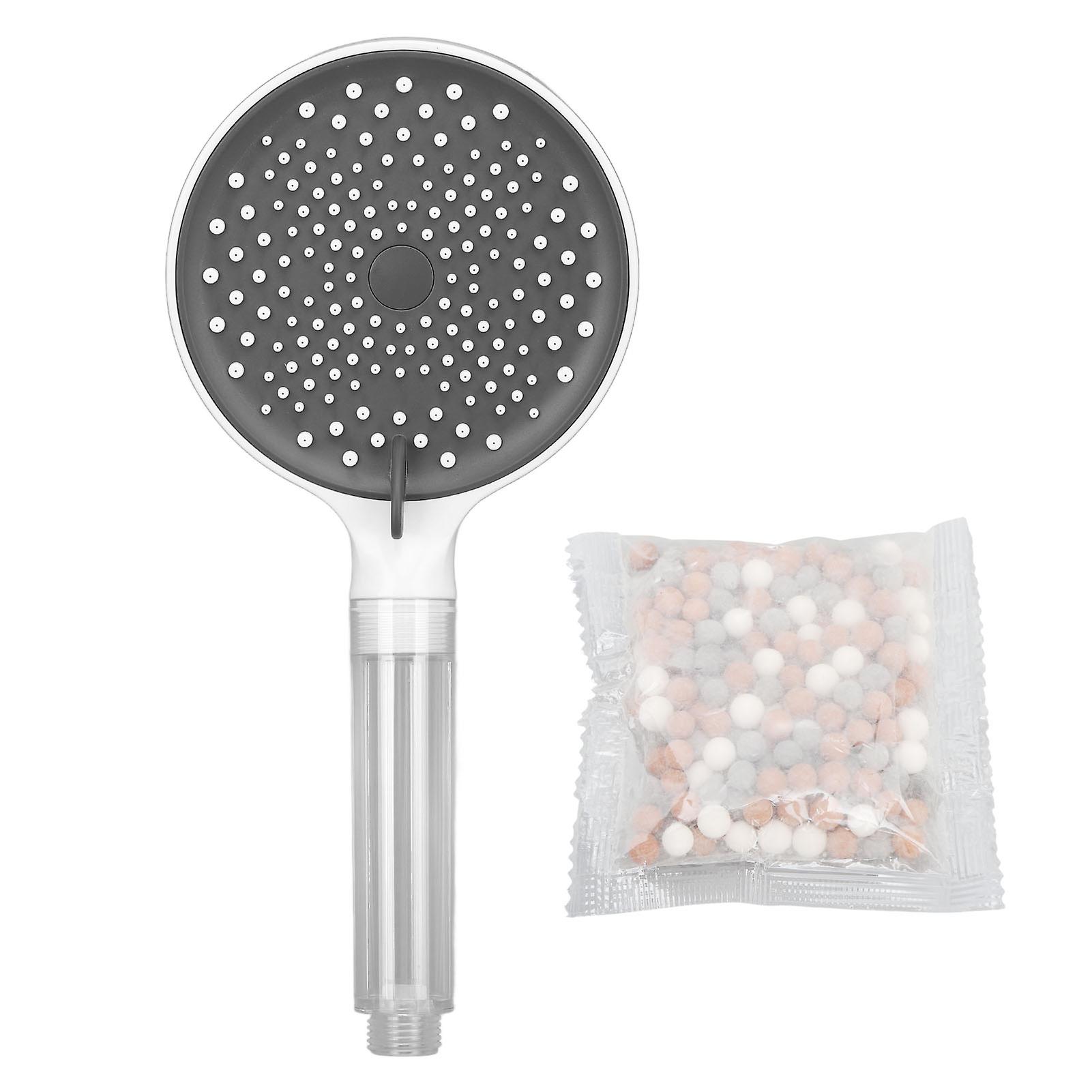 3-Function Handheld Shower Head - White High-Pressure ABS Bath Sprayer for Replacement