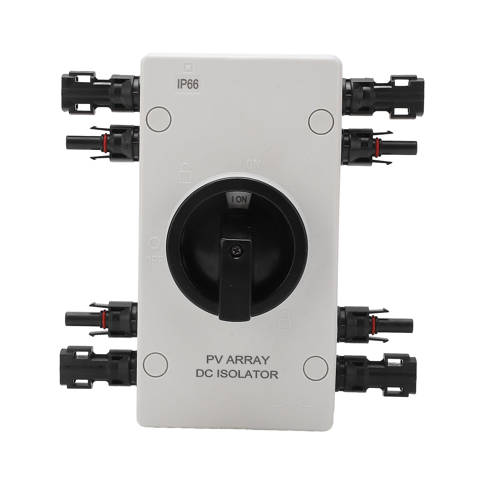 Solar Disconnect Switch, IP66 Waterproof PV Isolator, DC 1000V 32A, for Electrical System