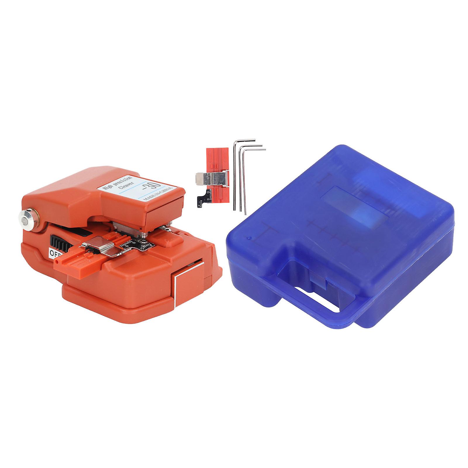 High precision optical fiber cutter, smooth cutting, stable performance, optical fiber cutter for cold splicing, orange