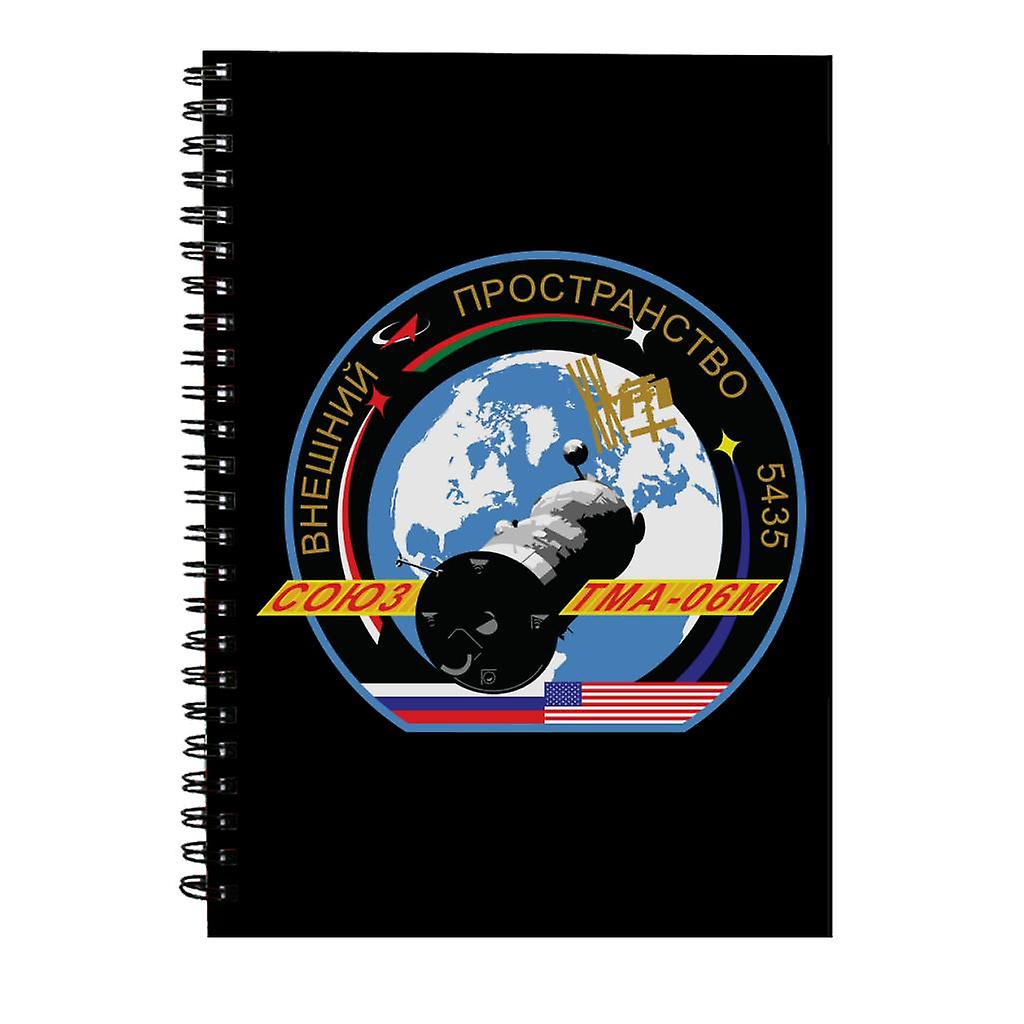 NASA Roscosmos TMA 06M Soyuz Spacecraft Mission Patch Spiral Notebook