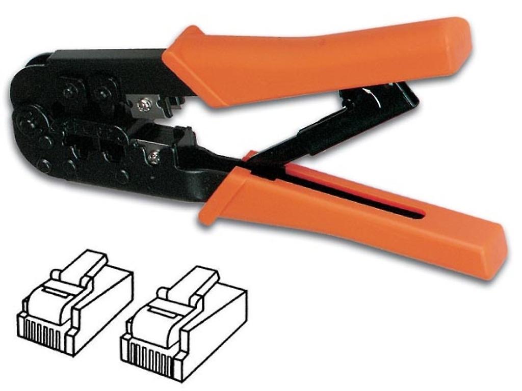 Crimping tools for modular connectors 6P4C (Rj11), 6P6C (Rj12), 8P8C (Rj45)