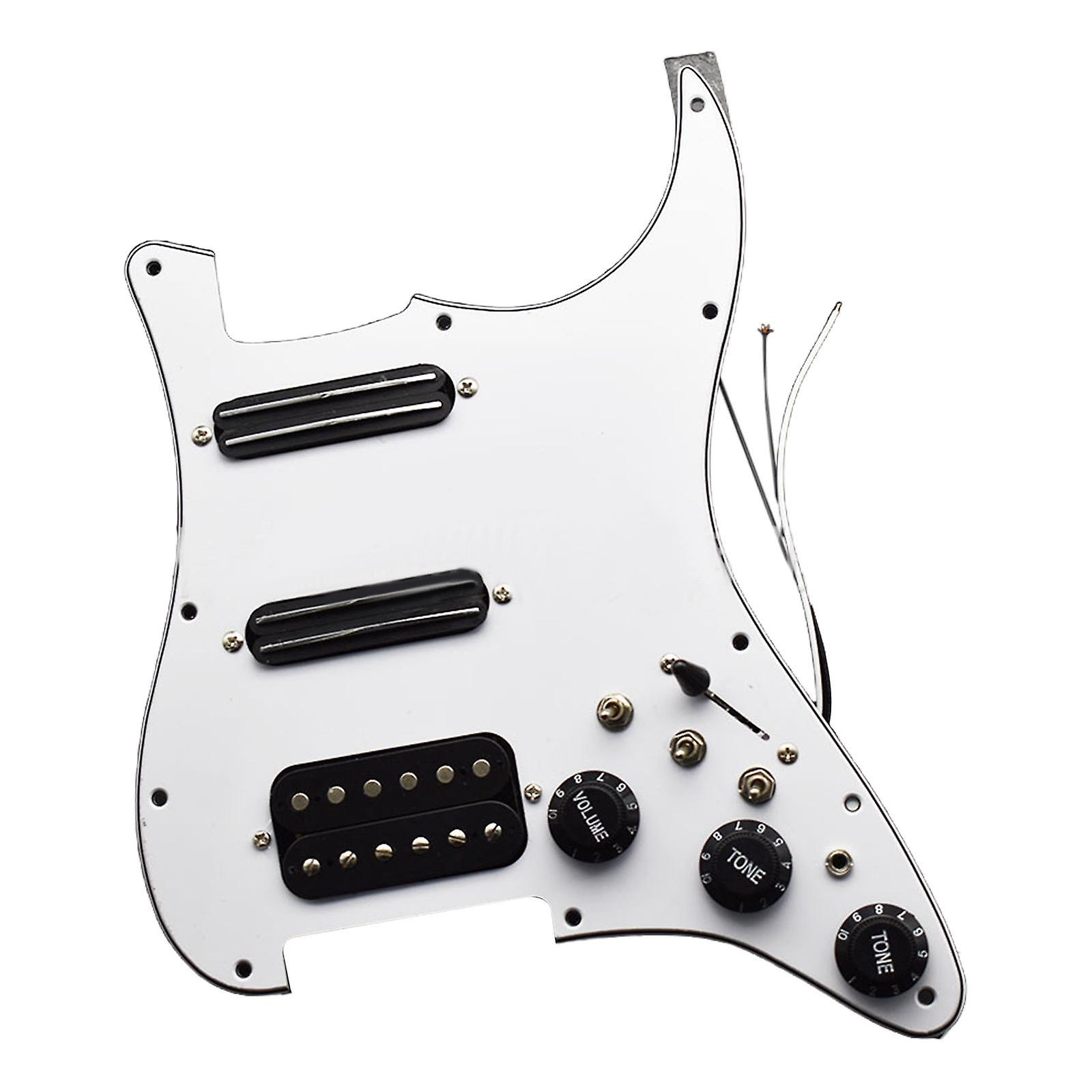 Electric Guitar Pickup SSH Coil Splitting Guitar Pickguard, Loaded Prewired Scratchplate for Acoustic Guitars Fitment