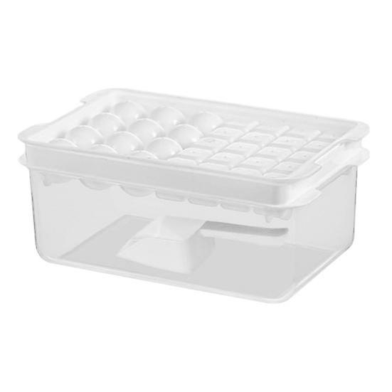 Ice Tray Set with Lid Ice Ice Shovels BPA Free Bin Cube Tray for