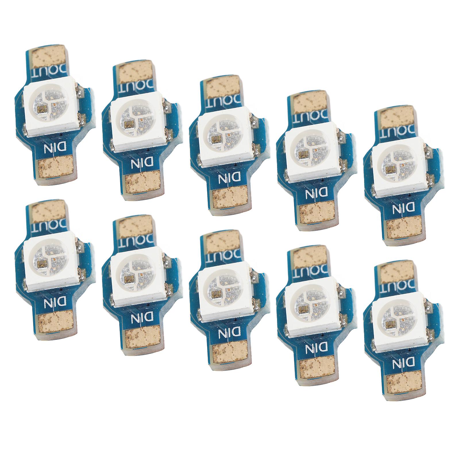 10Pcs WS2812 RGB LED Module High Brightness Energy Saving Lightweight LED Light Module 5V