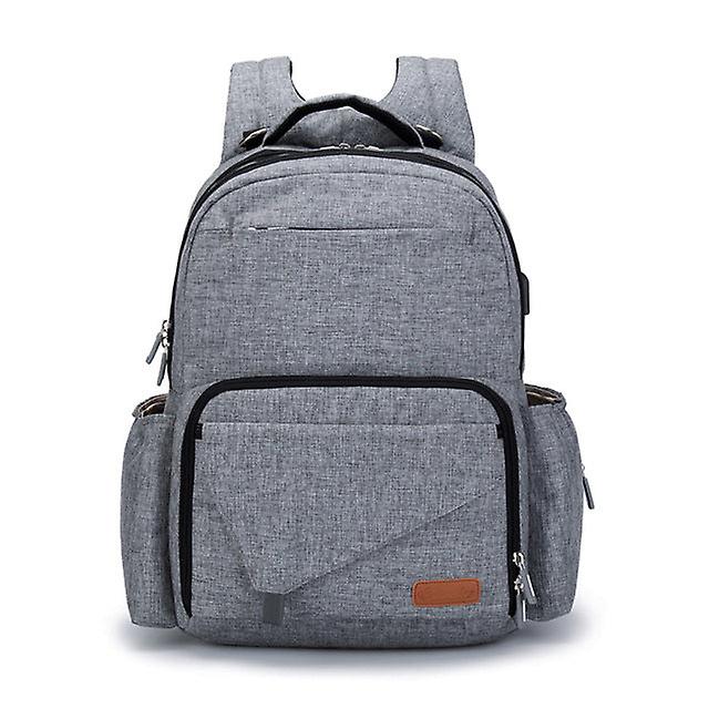 2020 حقيبة مومياء أعمال بسيطة حقيبة حفاضات متعددة الوظائف حقيبة ذات سعة كبيرة لأمي أزياء حقيبة عربة أطفال Hanimom