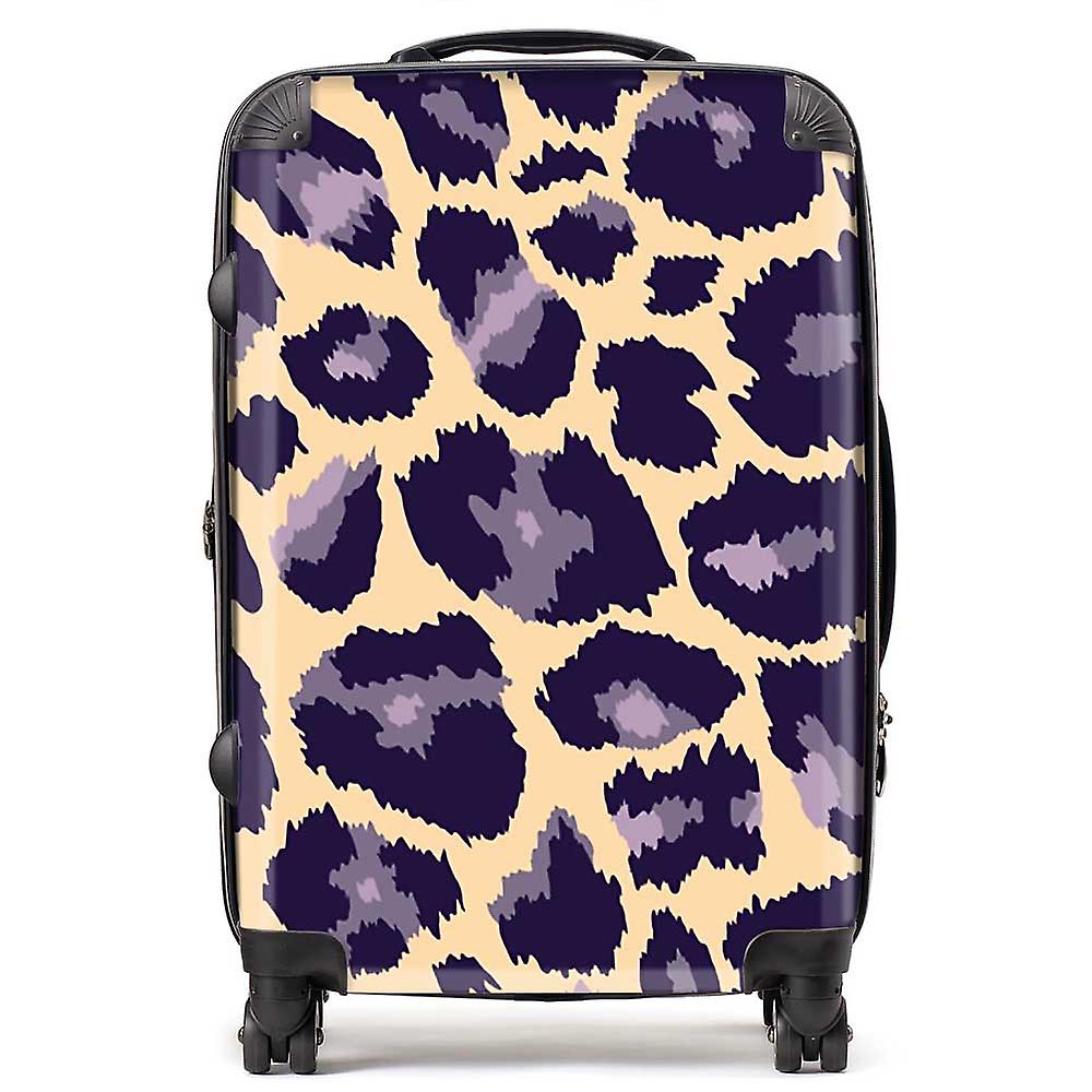 Leopard Print Suitcase