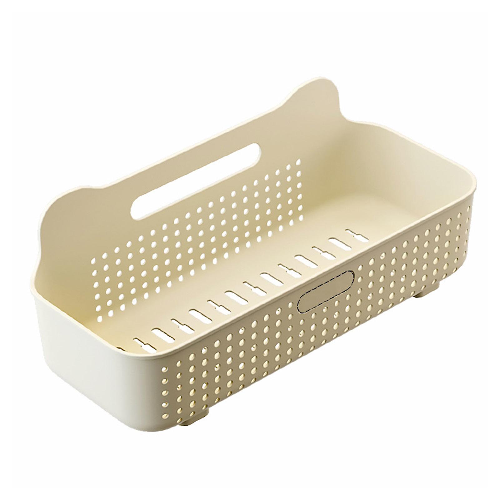 Wall Mounted Kitchen Shelf Plastic Punch Free Multifunctional Bathroom Storage Rack