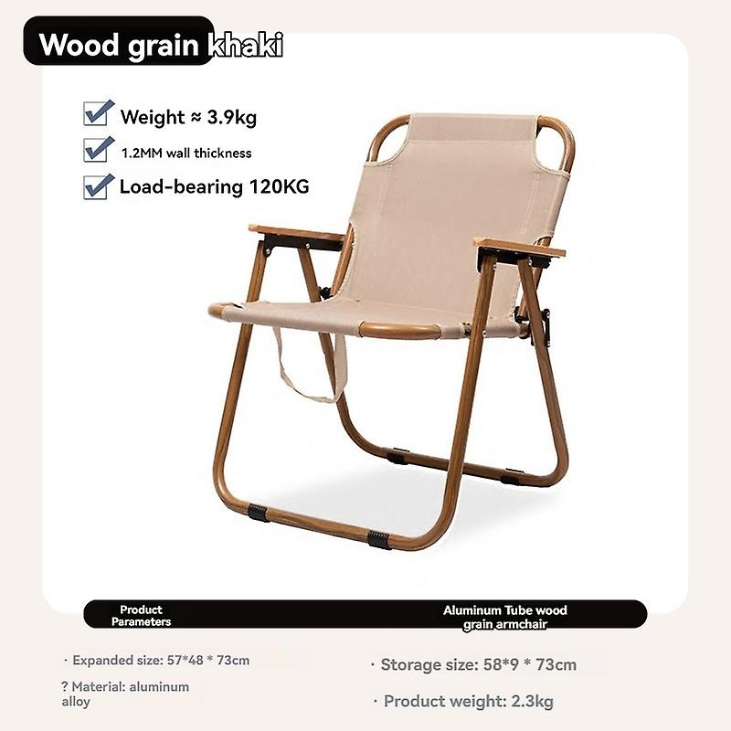 Lightweight Folding Patio and Lawn Camping Chair - Durable Steel Metal Frame Chair - Foldable Outdoo
