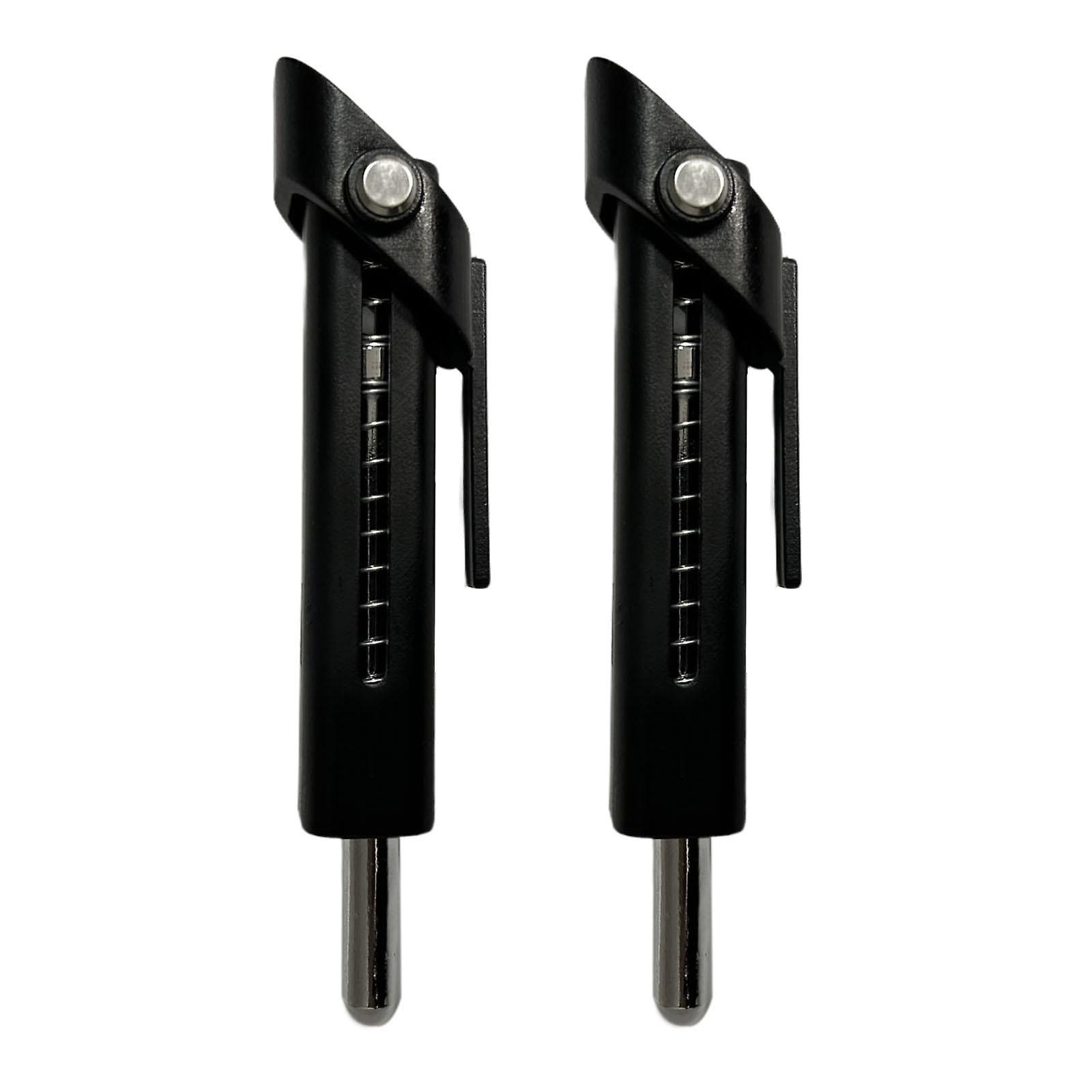 Weight Stack Pin Multifunctional Replacement Bodybuilding Locking Weight Pin Black 2pcs