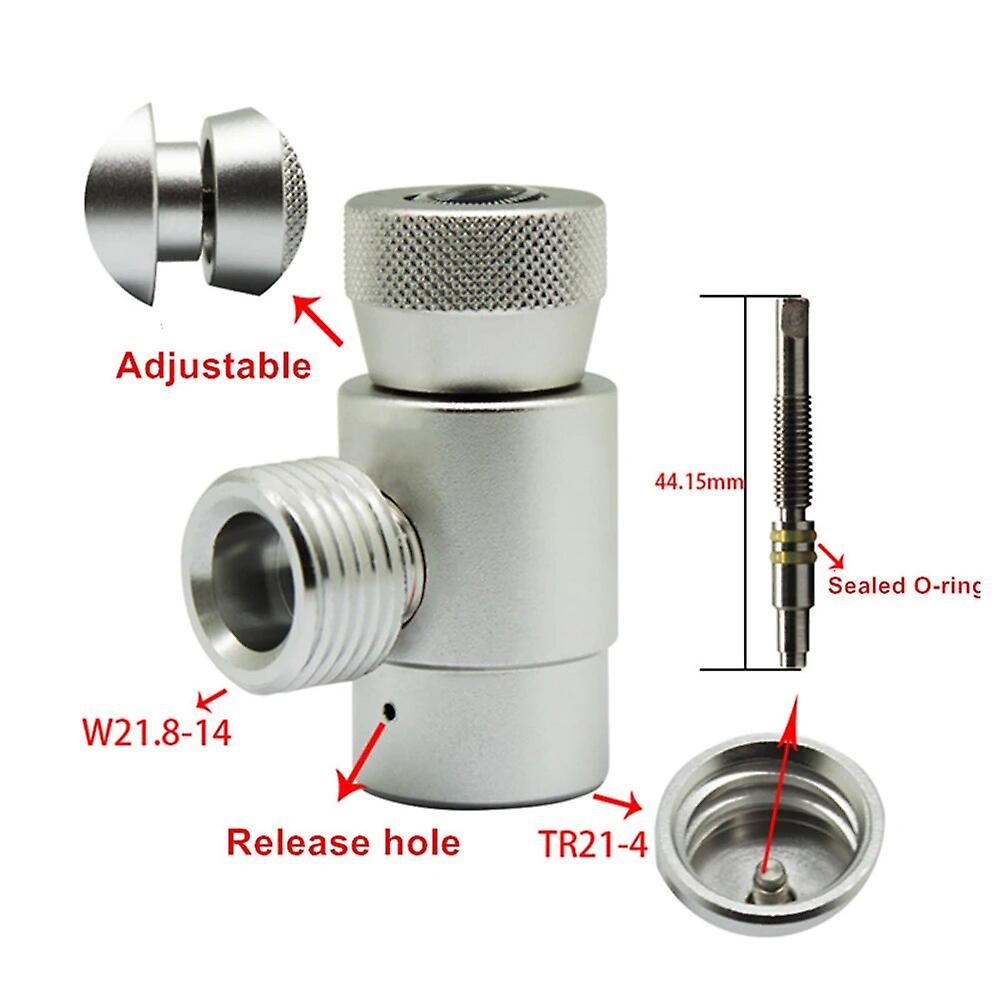 Soda Cylinder Connector Co2 Refill Adapter Long Model Stream Cylinder Refill Adapter Connector For Soda Maker