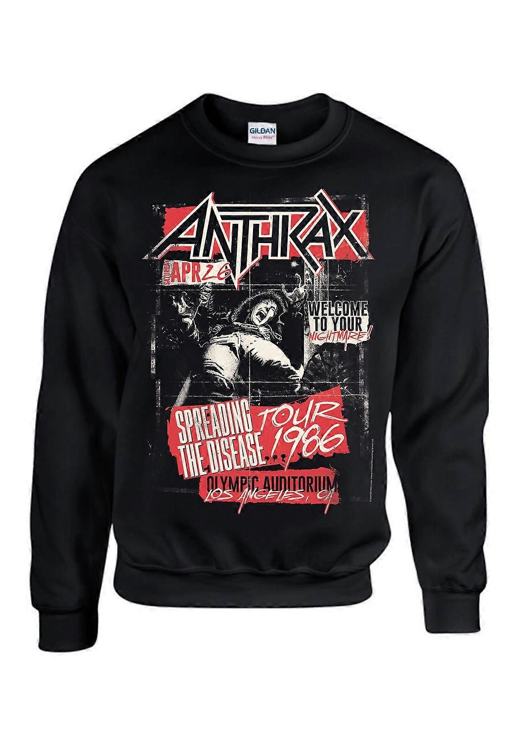 Anthrax Spreading the Disase Sweatshirt