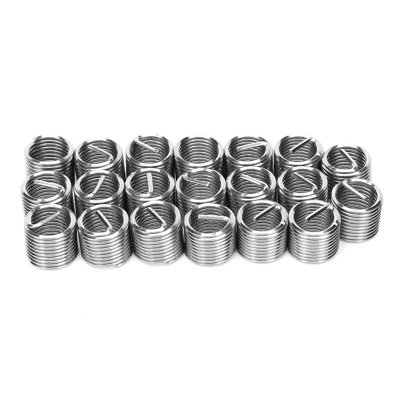20Pcs Filetage Réparation Manchon Douille Vis Acier Inoxydable Fil Filetage Insert M12 x 1.51.5D