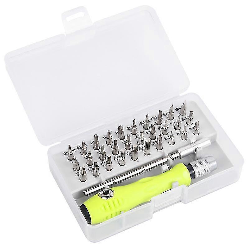 Professional 32 In 1 Screwdriver Kit With 30 Bits And Extendable Shaft For Electronic Devices