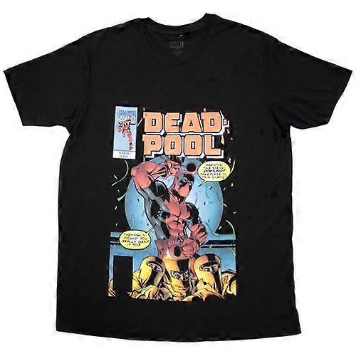 Deadpool Unisex Adult Bubble Text T-Shirt