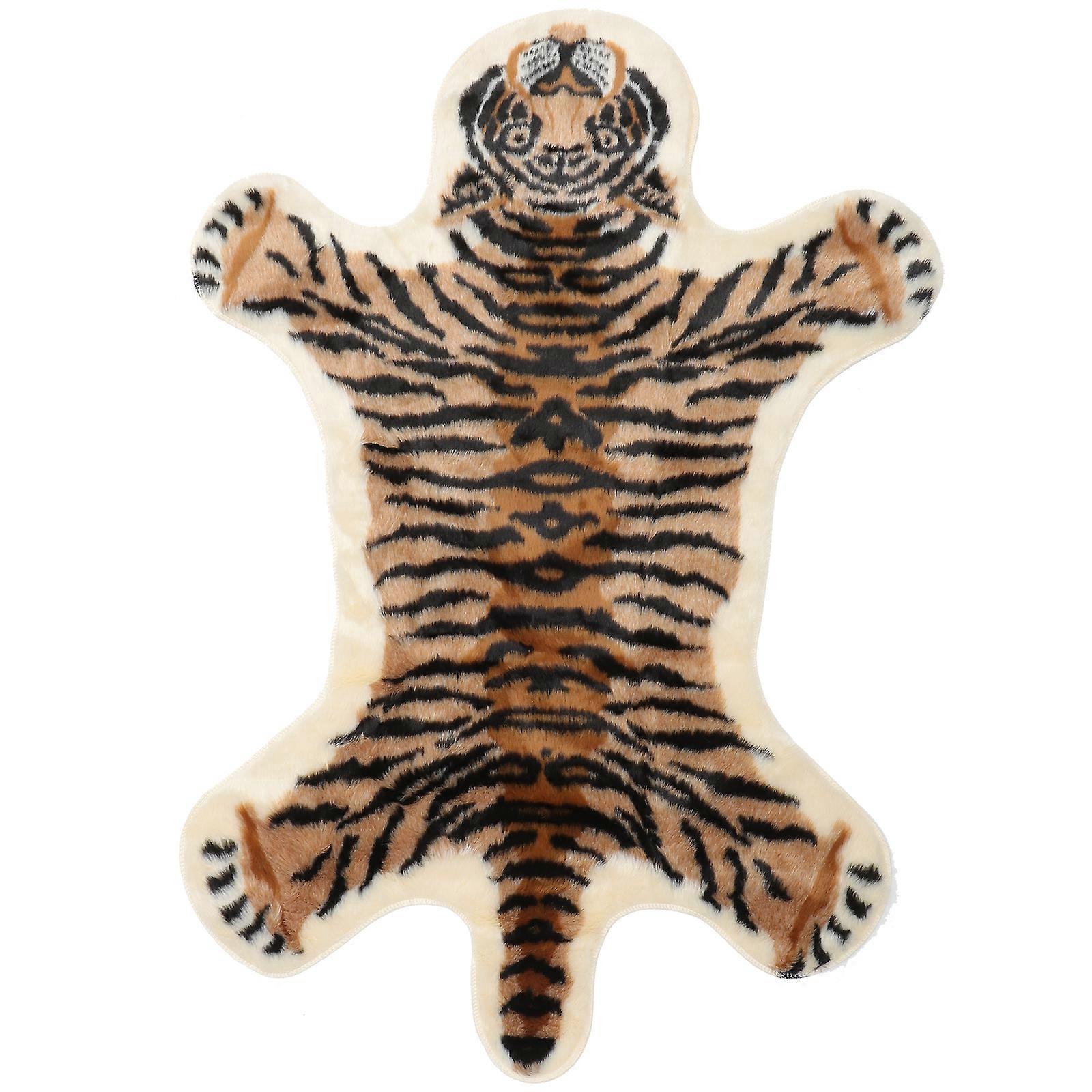 Fluffig matta Imitation leopardmatta Icke-mattad Leopardmattor Levande djurmönster Golvmatta