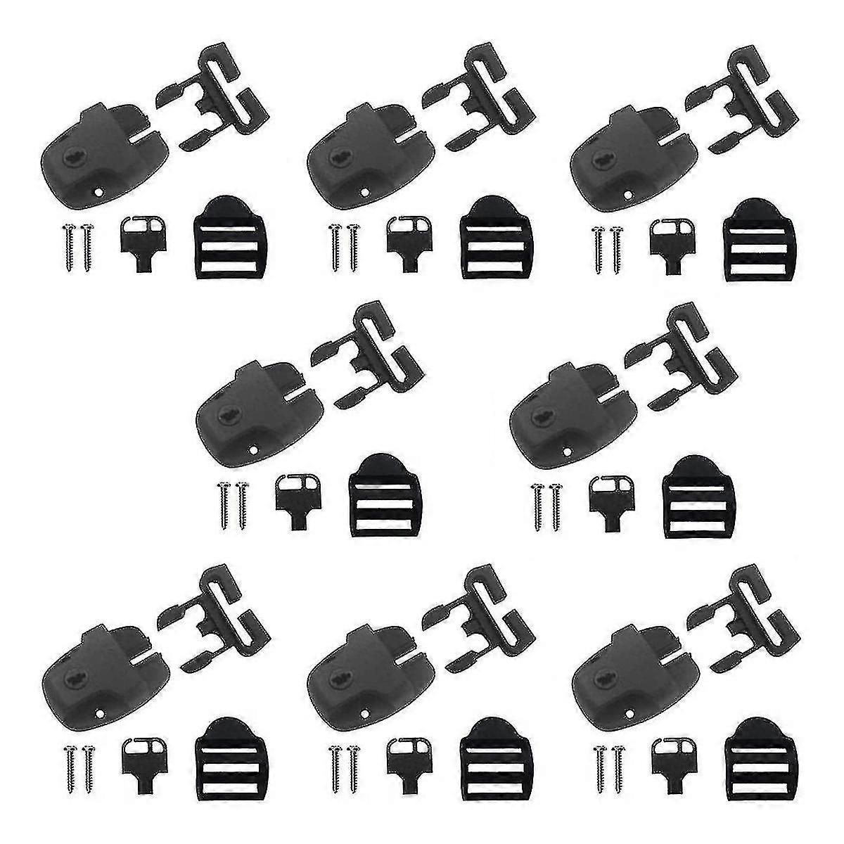 Spa Hot Tub Cover Clips Replacement, Hot Tub Cover Latch Repair Kit, Latch Locking With Key And Scre
