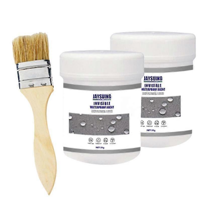 2x عامل طلاء مقاوم للماء شفاف 30 جرام ، عامل مقاوم للماء غير مرئي ، مانع تسرب عازل مقاوم للماء ، قوي للغاية مقاوم للماء ومضاد للتسرب عامل سقف S