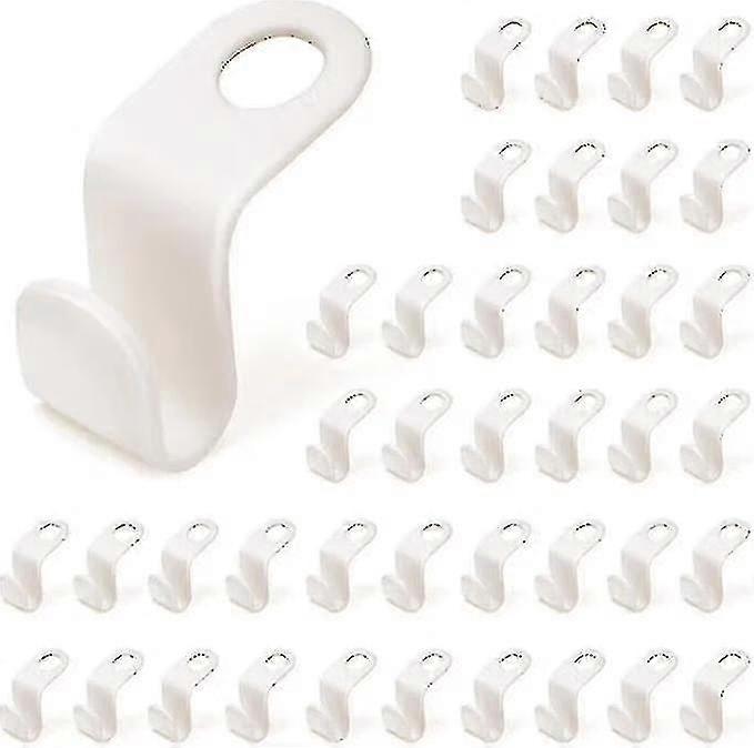 40 Pcs Clothes Hanger Connector Hooks, Mini Cascading Hanger Hooks Extender Clips